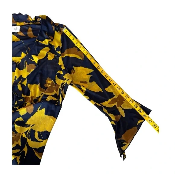 CAbi Navy Floral Midnight Midi  Dress, Size Extra Large - Picture 11 of 14